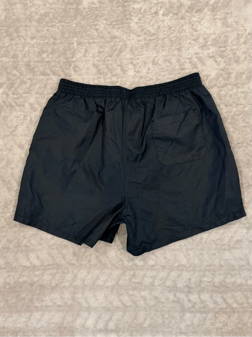 Vintage Adidas Nylon Shorts w/ Lining Black Mens M Trefoil Logo Taiwan 90s